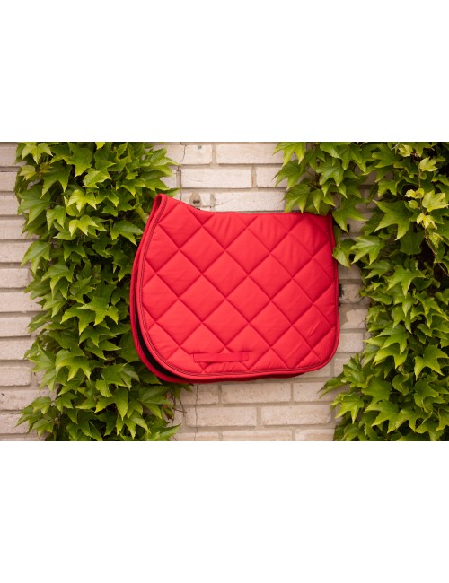 Tapis de selle Prems Uni Paddock Sports – Tapis cheval rouge