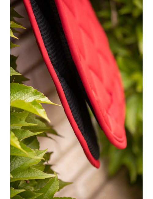 Tapis de selle Prems Uni Paddock Sports – Tapis cheval rouge