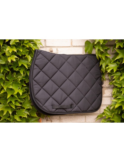 Tapis de selle Prems Uni Paddock Sports – Tapis cheval noir