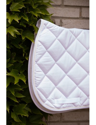 Tapis de selle Prems Uni Paddock Sports – Tapis cheval blanc