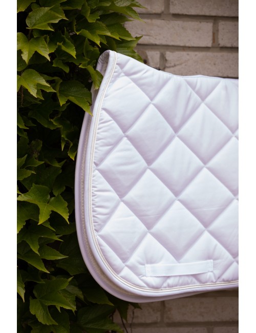Tapis de selle Prems Uni Paddock Sports – Tapis cheval blanc