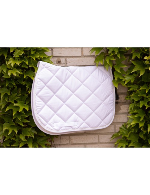 Tapis de selle Prems Uni Paddock Sports – Tapis cheval blanc