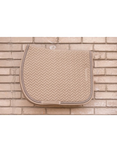 Tapis de Selle Poppy Mixte Paddock Sports – Tapis cheval taupe