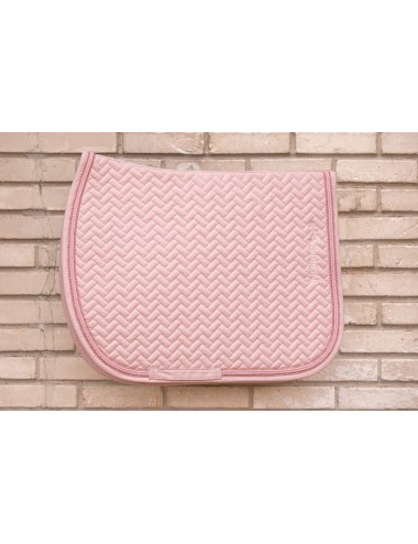 Tapis de Selle Poppy Mixte Paddock Sports – Tapis cheval rose pâle