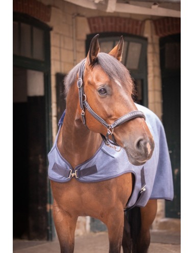 Couverture de Marcheur Wooltouch - Bleu Chiné