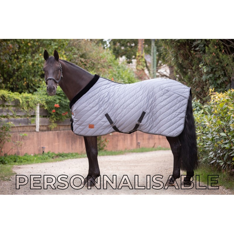 Paddock Sports - Couverture d'écurie Diagonal 200 g - Personnalisable