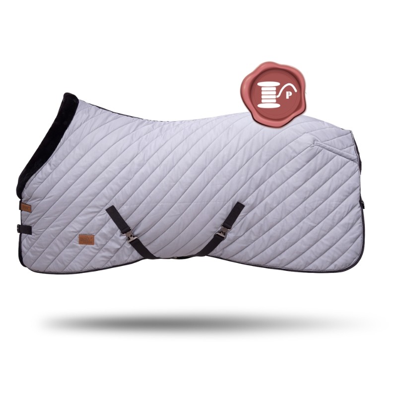 addock Sports - Couverture d'écurie Diagonal 200 g - Personnalisable