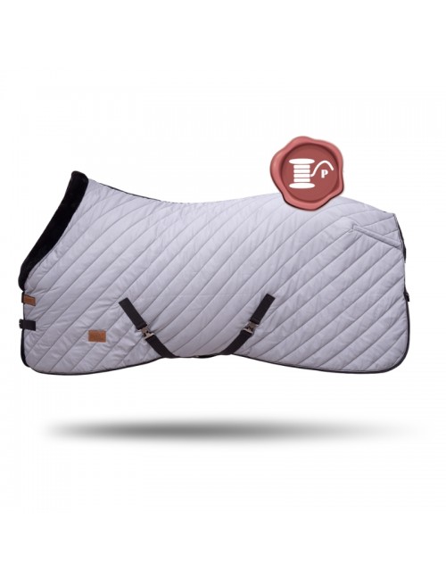 addock Sports - Couverture d'écurie Diagonal 200 g - Personnalisable