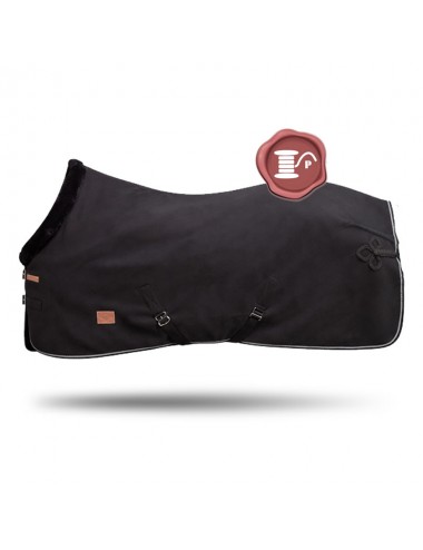 Paddock sports - Chemise Polaire Diagonal Personnalisable - Noir