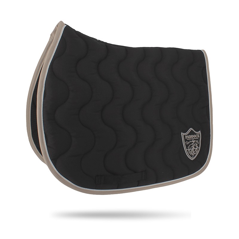 Tapis de Selle Origine Classique Paddock Sports – Tapis cheval noir