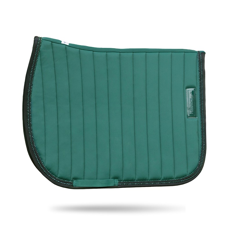 Tapis de selle Verticali Mixte Paddock Sports – Tapis cheval vert foncé et noir