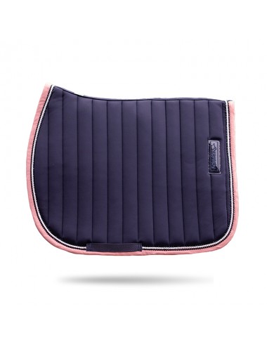 Tapis de selle Verticali Mixte Paddock Sports – Tapis cheval marine et rose