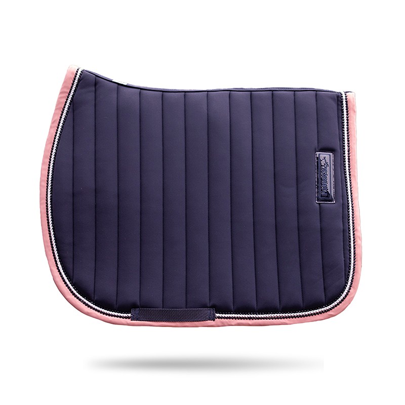 Tapis de selle Verticali Mixte Paddock Sports – Tapis cheval marine et rose