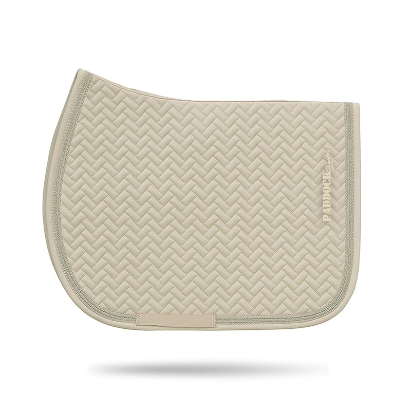 Tapis de Selle Poppy Mixte Paddock Sports – Tapis cheval taupe