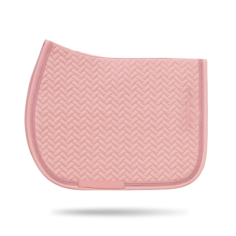 Tapis de Selle Poppy Mixte Paddock Sports – Tapis cheval rose pâle