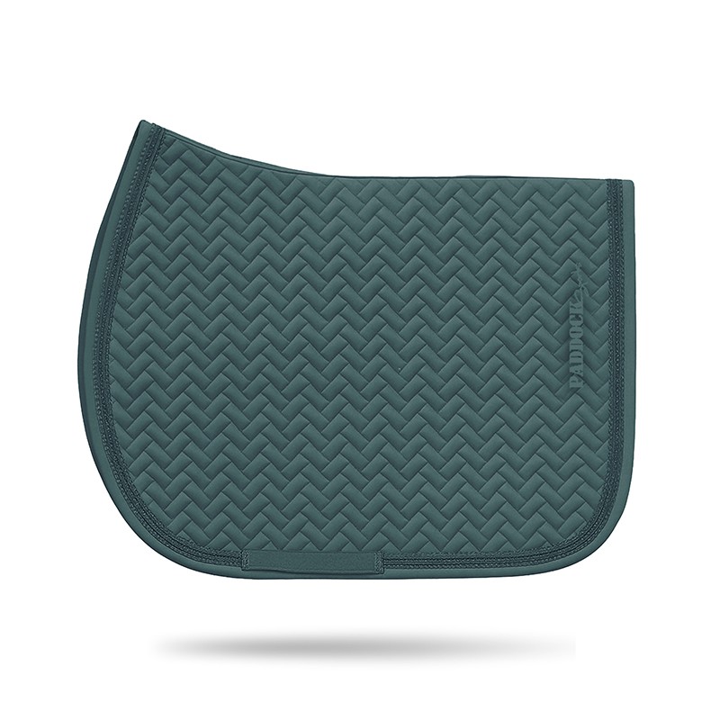 Tapis de Selle Poppy Mixte Paddock Sports – Tapis cheval vert forêt