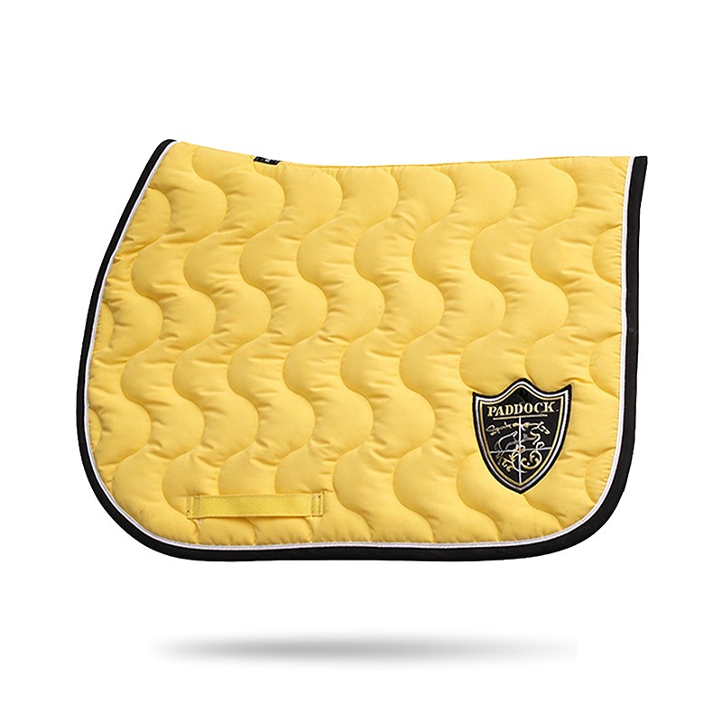Tapis de Selle Origine Classique Paddock Sports – Tapis cheval jaune