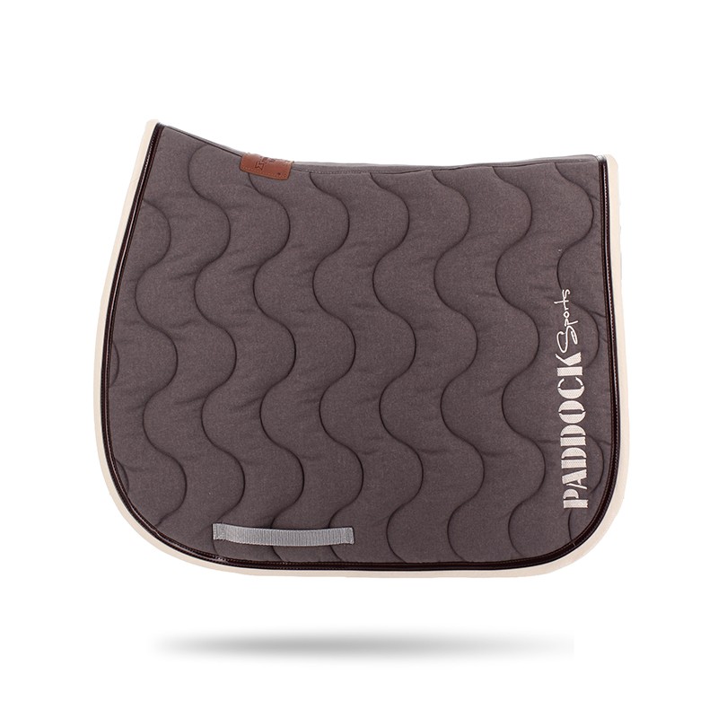 Tapis de selle Wavy Mixte Paddock Sports – Taupe