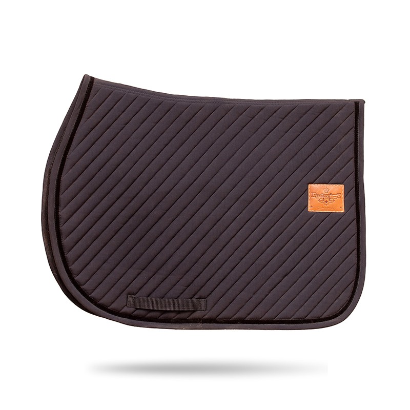 Tapis de selle Diagonal Mixte Paddock Sports – Tapis cheval noir