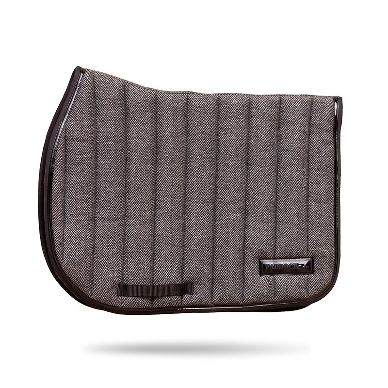 Tapis de selle Wooltouch Mixte Paddock Sports – Tapis cheval gris