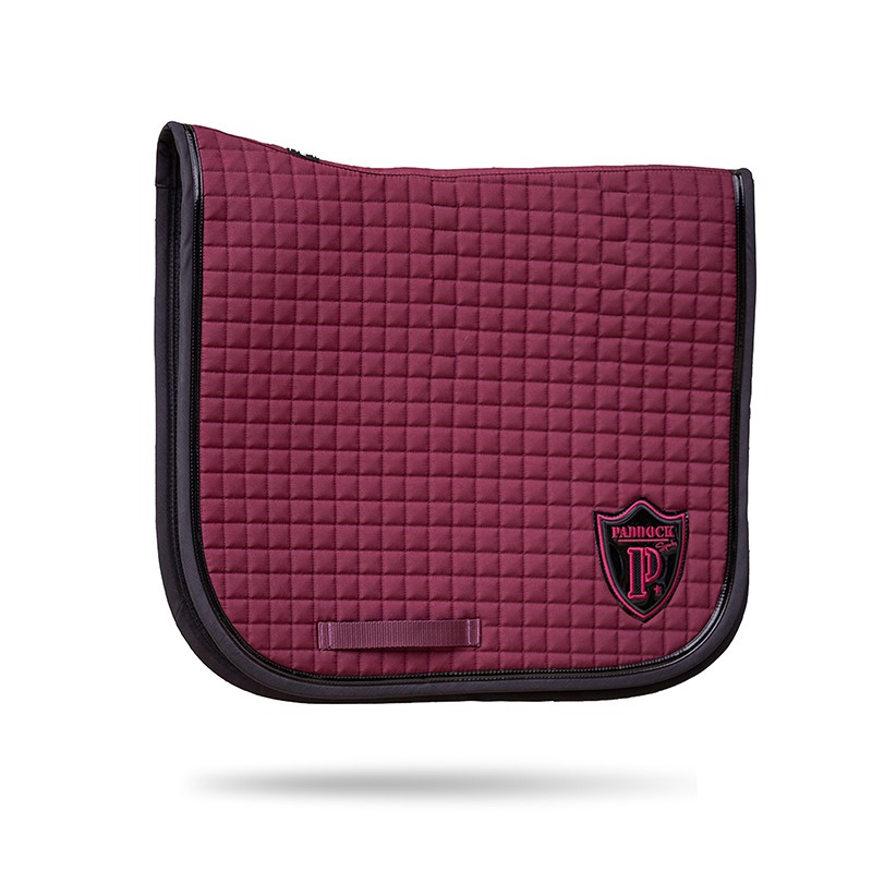 Tapis de selle américain dressage prune – Confort et élégance