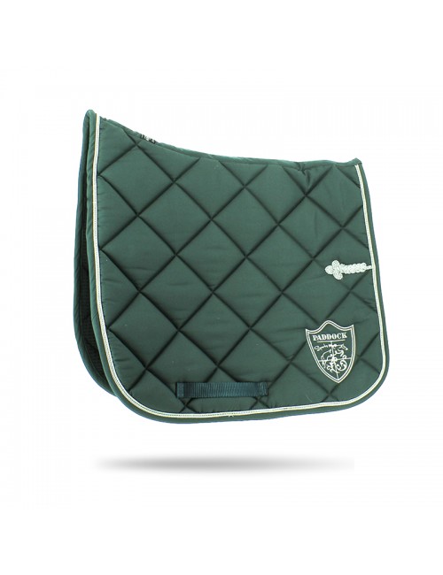Tapis de selle Prem's dressage - Vert forêt - Paddock Sports