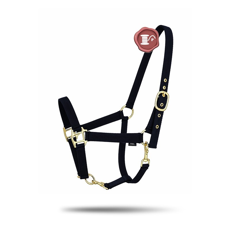 Licol Brody Noir Personnalisable Paddock Sports