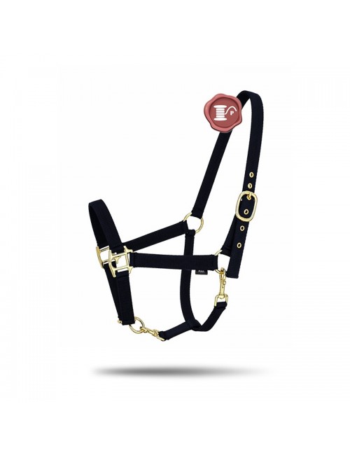 Licol Brody Noir Personnalisable Paddock Sports