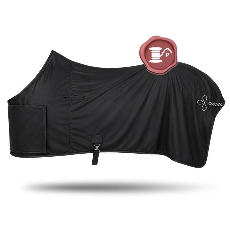 Chemise de remise des prix séchante - Noir - Personnalisable - Paddock spots